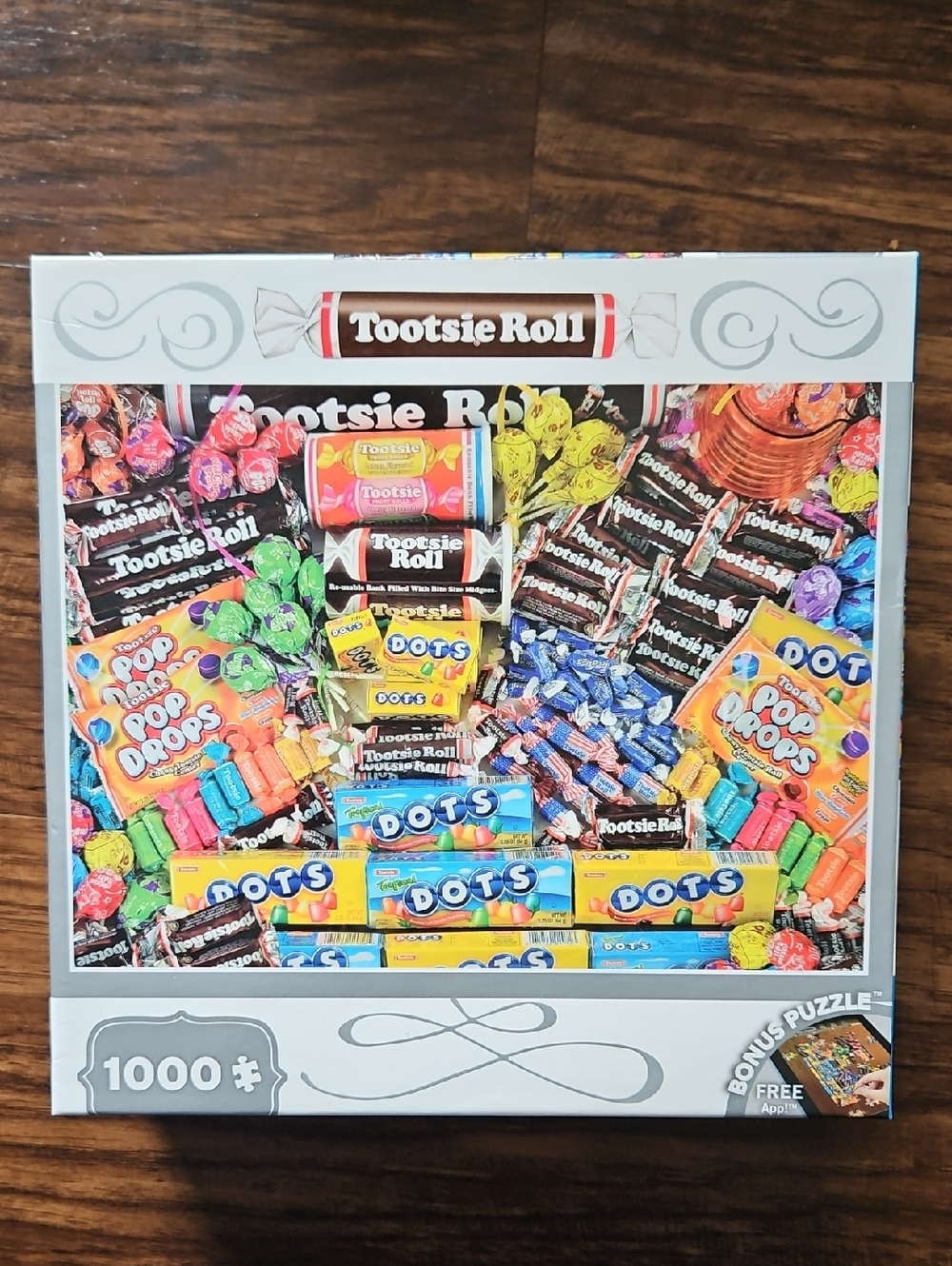 Tootsie Roll & Candy Assortment 1000pc Puzzle - Colorful Candy Jigsaw Puzzle